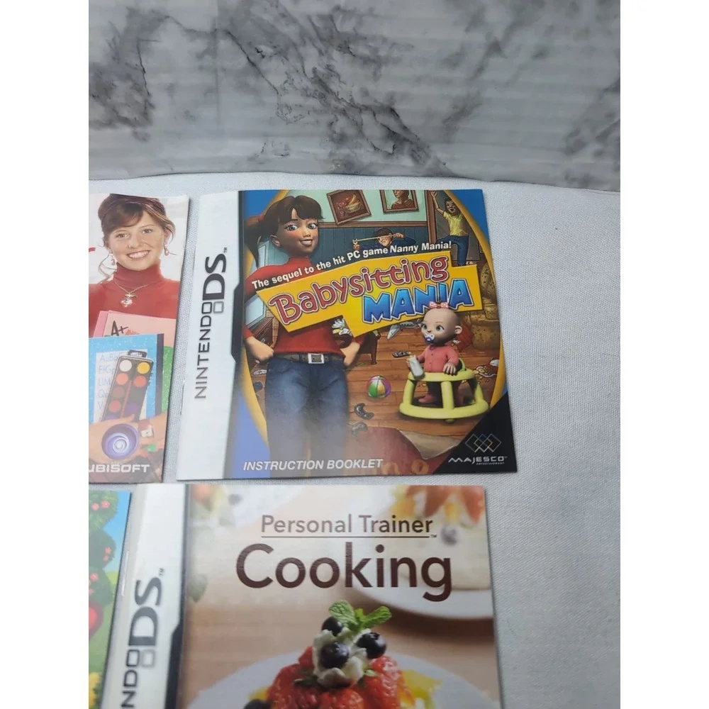 9x Nintendo DS Games Kids Girls Learning Cooking Babysitting Games Puppy Luv...